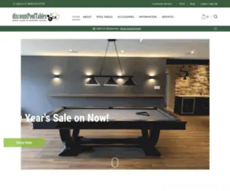 Discountpooltables.ca(Pool Tables For Sale) Screenshot