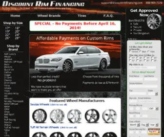 Discountrimfinancing.com(Discount Rim Financing) Screenshot