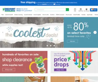 Discountschoolsupply.com(School Supplies & Discount Teacher Supply Store) Screenshot