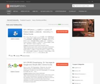 Discountseries.com(95% Off Udemy Coupon Codes & Promo Codes 2022) Screenshot
