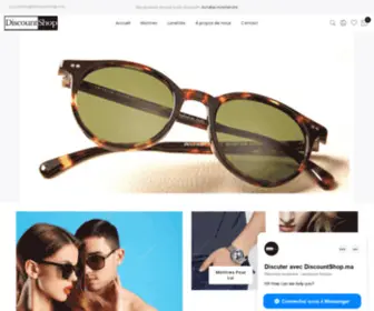 Discountshop.ma(Montres et Lunettes Hommes Femmes Maroc) Screenshot