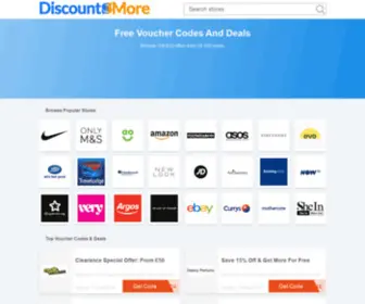 Discountsmore.co.uk(Free Discount Codes) Screenshot