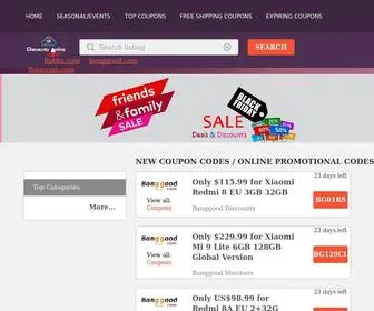 Discountsonlinenow.com(Promo Codes) Screenshot