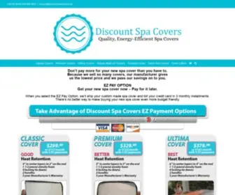 Discountspacovers.com(Quality, Energy-Efficient Spa Covers) Screenshot