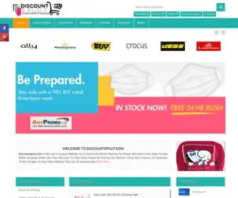 Discountspout.com(Promo Codes) Screenshot