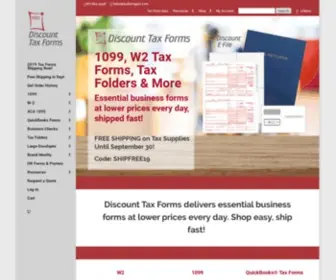 Discounttaxforms.com(Discount Tax Forms) Screenshot