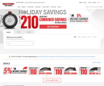 Discounttiredirect.com(Tires and Wheels for Sale Online) Screenshot