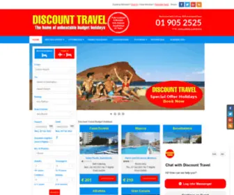 Discounttravel.ie(Discount Holidays) Screenshot