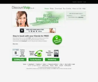 Discountvoip.co.uk(Save money on your phone bills) Screenshot