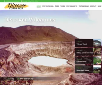 Discover-Costa-Rica.com(More than just a travel agency) Screenshot