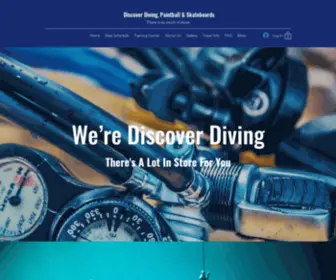 Discover-Diving.com(Discover Diving And Paintball) Screenshot