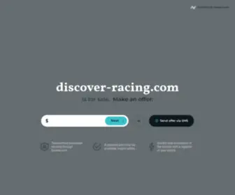 Discover-Racing.com(Discover Racing) Screenshot