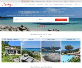 Discover-Sardinia.com(Sardinia Holidays Villas) Screenshot