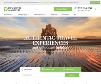 Discover-The-World.co.uk(Adventure Holidays & Tailor Made Trips) Screenshot