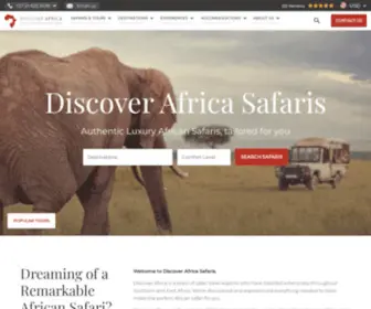 Discoverafrica.com(Best Luxury African Safaris) Screenshot