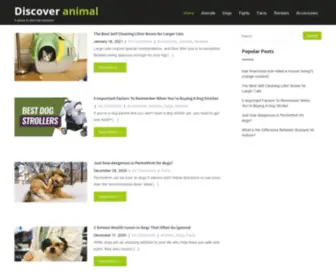 Discoveranimal.com(Discover animal) Screenshot