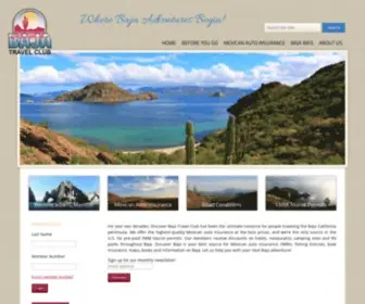 Discoverbaja.com(Discover Baja Travel Club) Screenshot