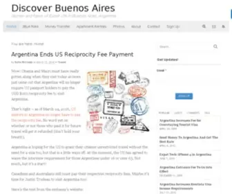 Discoverbuenosaires.com(Discover Buenos Aires) Screenshot