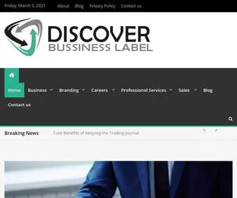 Discoverbusinesslabel.com(Discover Business Label) Screenshot