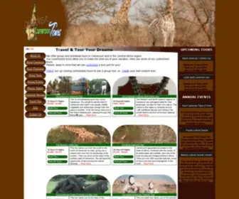 Discovercameroontours.com(Discover Cameroon Tours) Screenshot