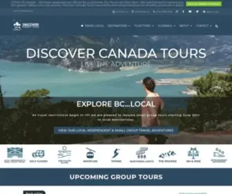 Discovercanadatours.com(Discover Canada Tours) Screenshot