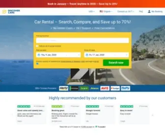 Discovercarhire.com(Book your next rental car with Discover Cars and save up to 70%. Our customer support team) Screenshot