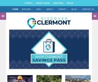 Discoverclermont.com(Come for the fun stay for the night) Screenshot