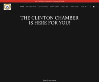 Discoverclintonwa.com(Clinton Chamber of Commerce) Screenshot