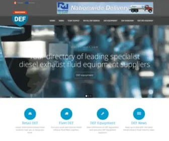 Discoverdef.com(Discover Diesel Exhaust Fluid (DEF)) Screenshot