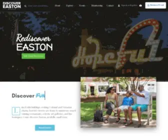 Discovereaston.com(Discover Easton) Screenshot