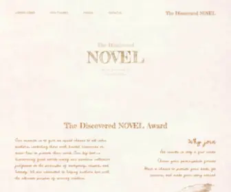Discoverednovel.com(The Discovered NOVEL) Screenshot