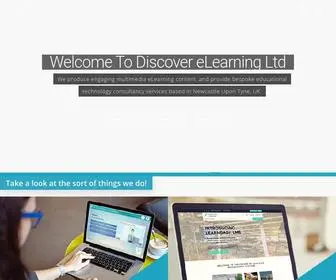 Discoverelearninguk.com(Discover eLearning Ltd) Screenshot