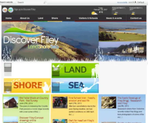 Discoverfiley.org.uk(Filey, North Yorkshire) Screenshot