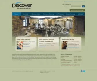 Discoverfitnessredefined.com(Discover Fitness Redefined) Screenshot