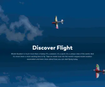 Discoverflight.org(Model Aviation) Screenshot