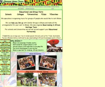 Discoverghana.co.uk(Discover Ghana Tours Group visits) Screenshot