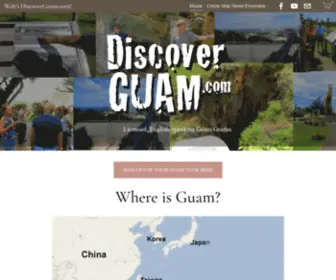 Discoverguam.com(The site) Screenshot