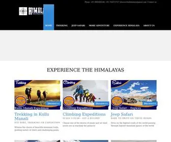 Discoverhimalaya.in(Discover Himalaya) Screenshot