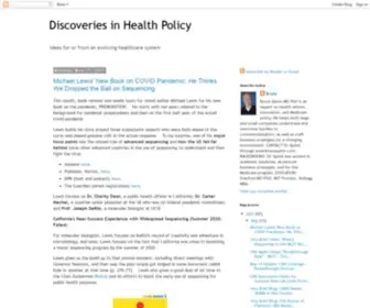 Discoveriesinhealthpolicy.com(Discoveries in Health Policy) Screenshot