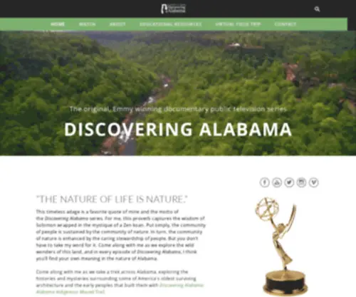 Discoveringalabama.org(Discovering Alabama) Screenshot