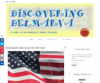 Discoveringdelmarva.com(A site dedicated to the treasures of this peninsula) Screenshot