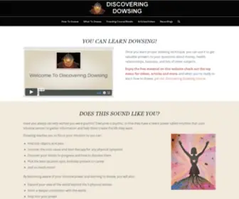 Discoveringdowsing.com(Discovering Dowsing) Screenshot