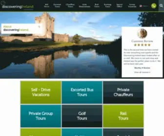 Discoveringireland.com(Vacation to Ireland) Screenshot