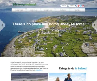 Discoverireland.ie(Plan Your Next Adventure with Discover Ireland) Screenshot