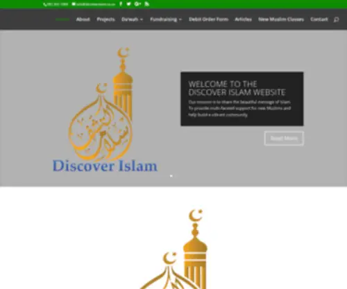 Discoverislam.co.za(Discover Islam) Screenshot