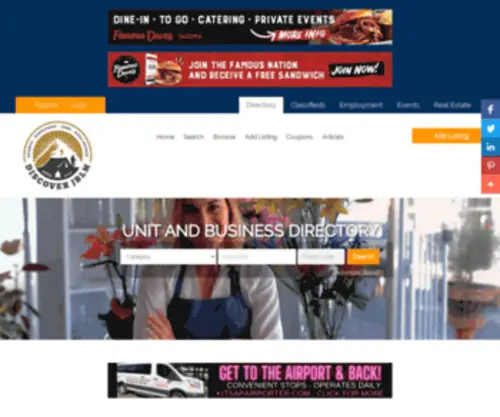 DiscoverjBLM.com(Unit & Business Directory) Screenshot