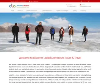 Discoverladakhadventure.com(Discover Ladakh Adventure Tours & Travel) Screenshot