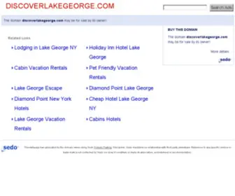 Discoverlakegeorge.com(Lake george) Screenshot