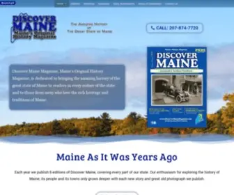 Discovermainemagazine.com(Discover Maine Magazine) Screenshot