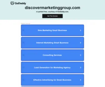 Discovermarketinggroup.com(Discover Marketing Group) Screenshot